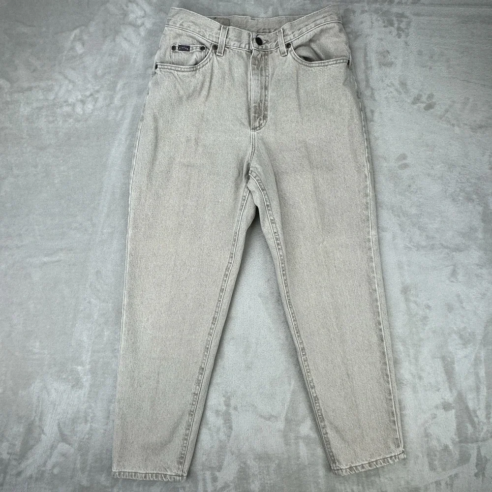 VTG‎ Riders by Lee USA Made Jeans Gray Tapered Men's 30x29 High Rise 90s Dad